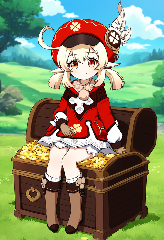 anime, anime screencap, photoshop(medium), depth of field, fantasy, 1girl, {klee s-3492024086