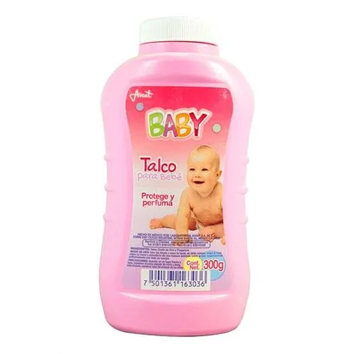 MYB BABY TALCO BEBE 300 GR ROSA **OJO 300 GR** APL3X2     7501361163036