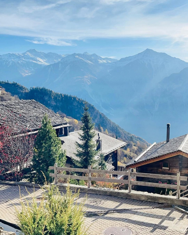Swiss snow peaks