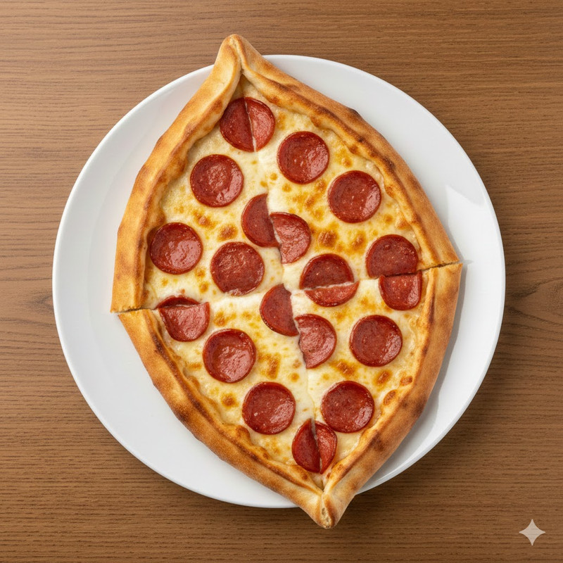 Barquita De Pepperoni Y Queso