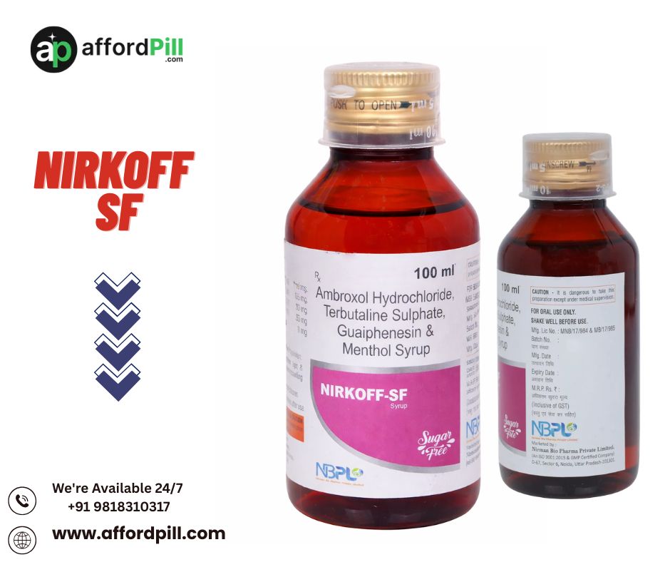 Dry Cough Not Going Away? Try Nirkoff SF Today