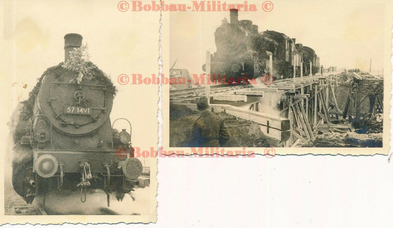 Ukraine Wassilkowka Woltschja Eisenbahn Brücke Belastung Dampflokomotive LOK2