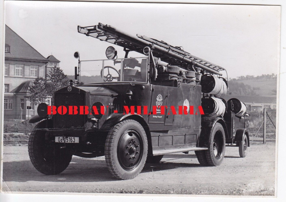 Steyr-Daimler-Puch Feuerwehr LKW Leiterwagen truck Feuerlöschpol