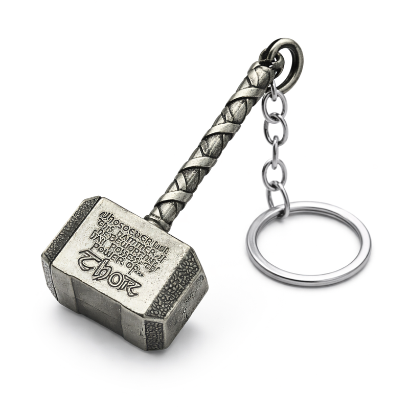 Keychain, Thors Axe, Grey