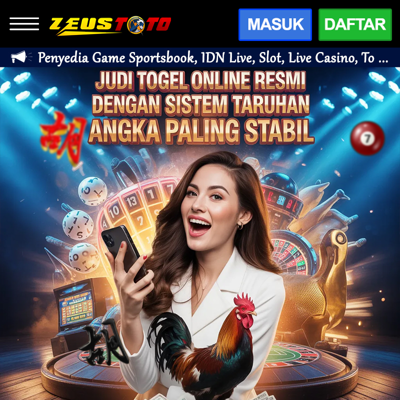 ZEUSTOTO: Judi Togel Online Resmi dengan Sistem Taruhan Angka Paling Stabil image 1