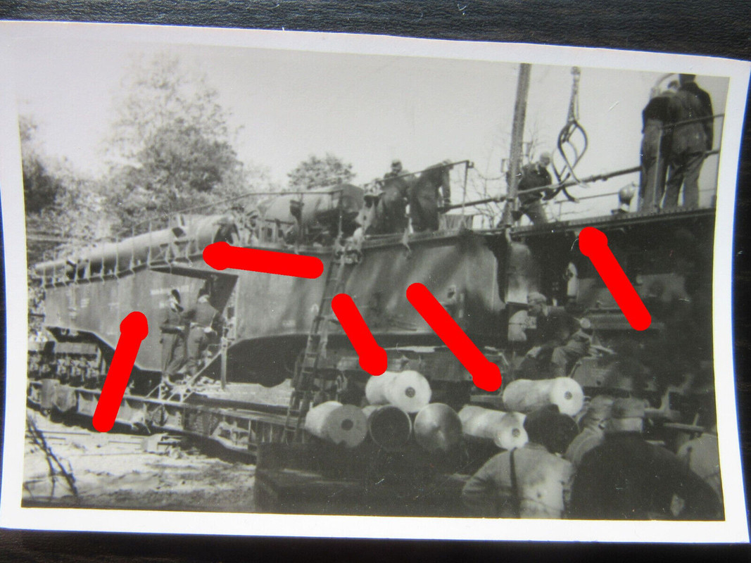 Foto Frankreich Deutsches Eisenbahngeschütz Reichsbahn Geschütz Artillerie3