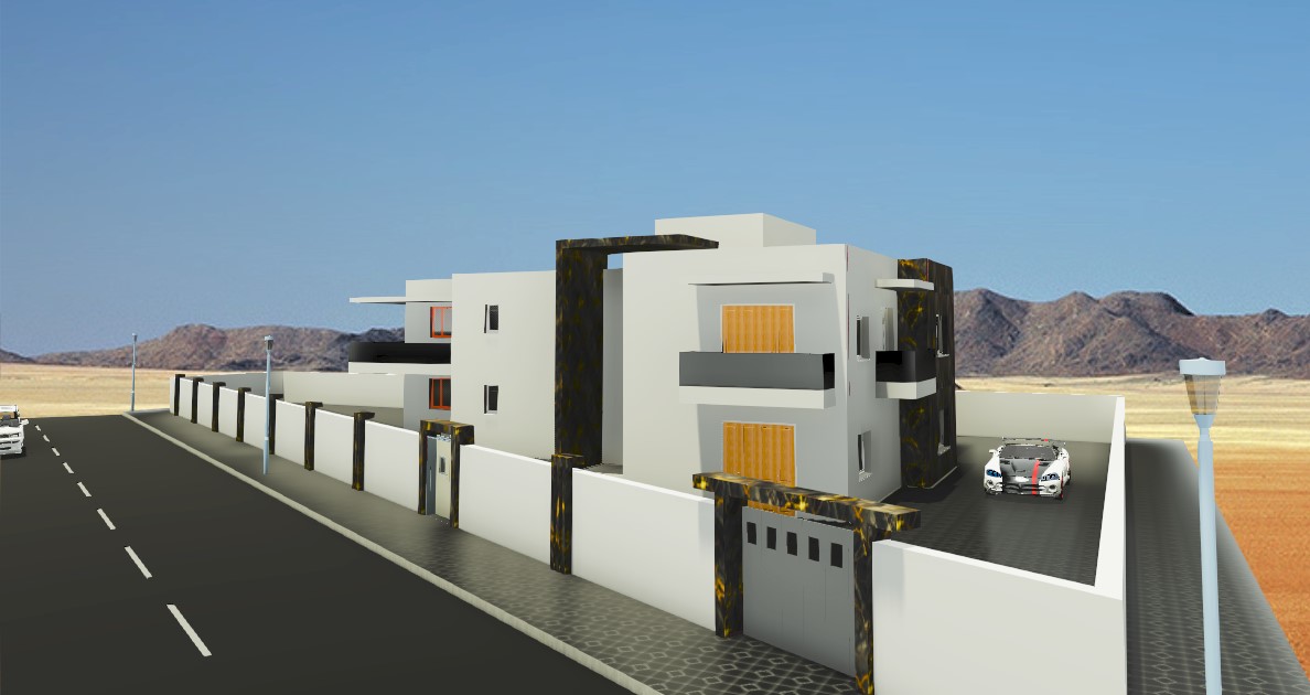 Maquette numérique villa