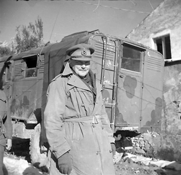 El general Bernard Freyberg, Jefe de las tropas aliadas El general Bernard Freyberg, Jefe de las tropas aliadas