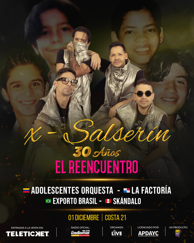 Salserín regresa al Perú con gran concierto por sus 30 años conoce