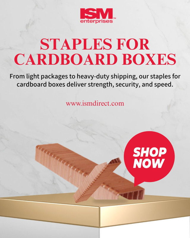 Staples for Cardboard Boxes