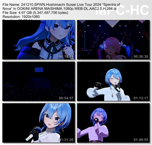 [TV-Variety] 星街すいせい Live Tour 2024「Spectra of Nova」in おおきにアリーナ舞洲 (SPWN 2024.12.10)