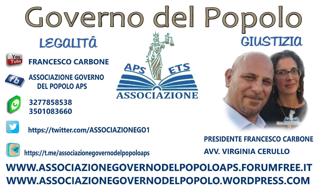 ASSOCIAZIONE GOVERNO DEL POPOLO APS