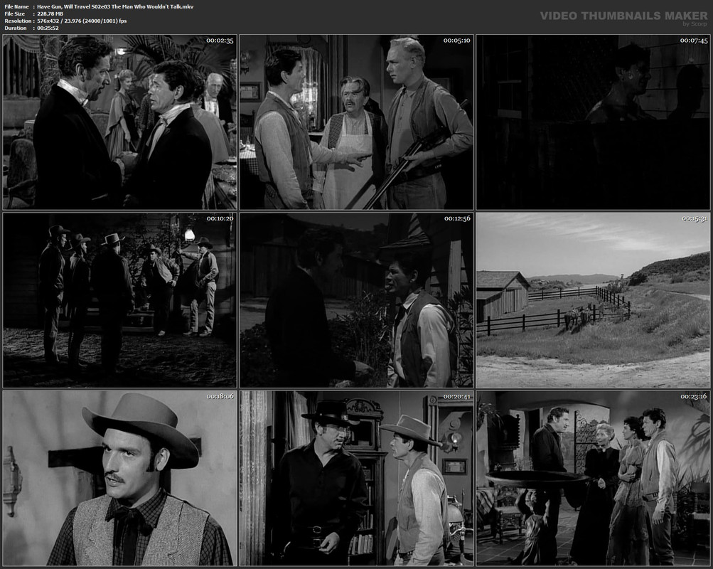 Have Gun, Will Travel S02e03 The Man Who Wouldn't Talk.mkv