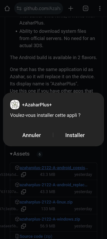 AzaharPlus Menu