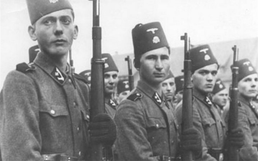 Miembros de la división Handžar en noviembre de 1943 Miembros de la división Handžar en noviembre de 1943