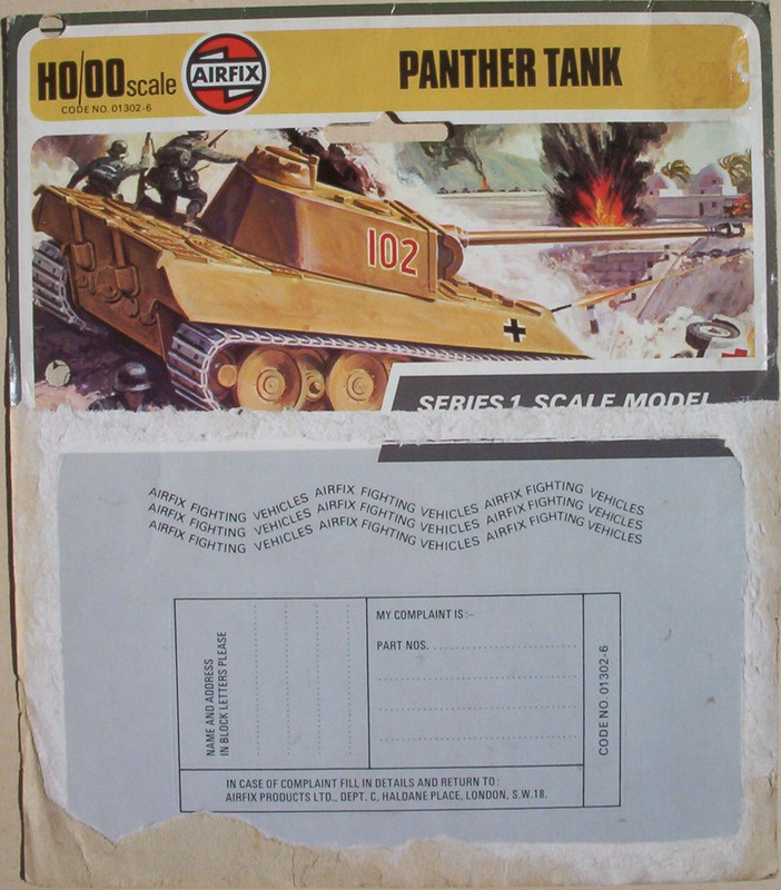 Airfix 76 Panther Tank T4 Header