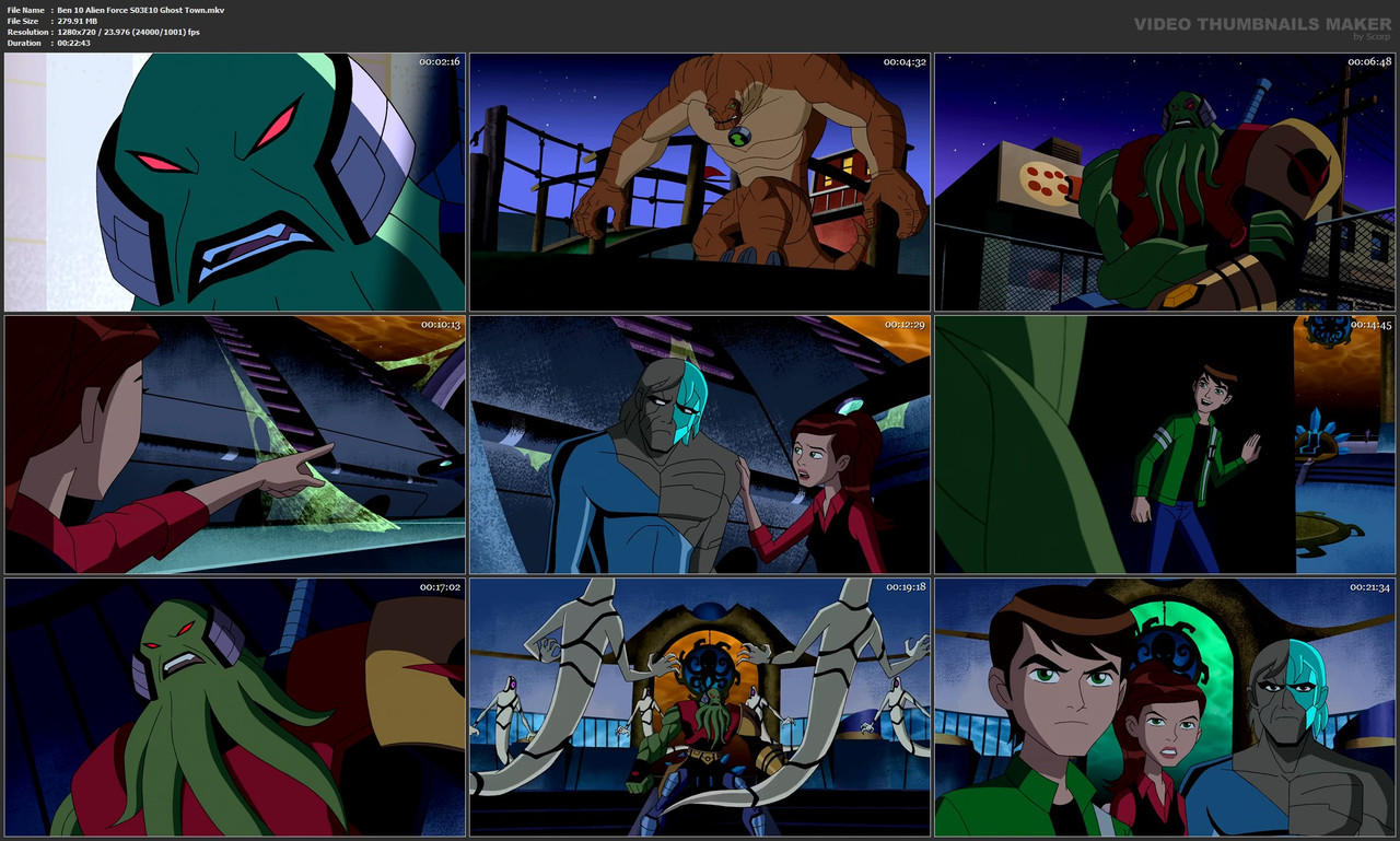 Ben 10 Alien Force S03E10 Ghost Town.mkv