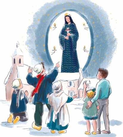 La Madonna a Pontmain