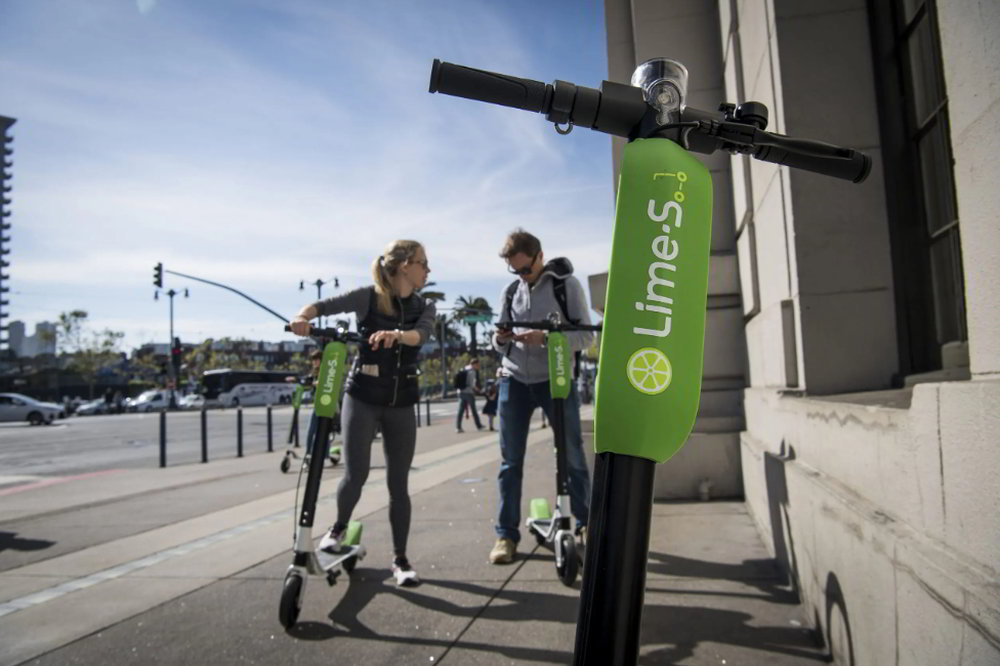 Lime Visione Artificiale Bici Scooter marciapiede