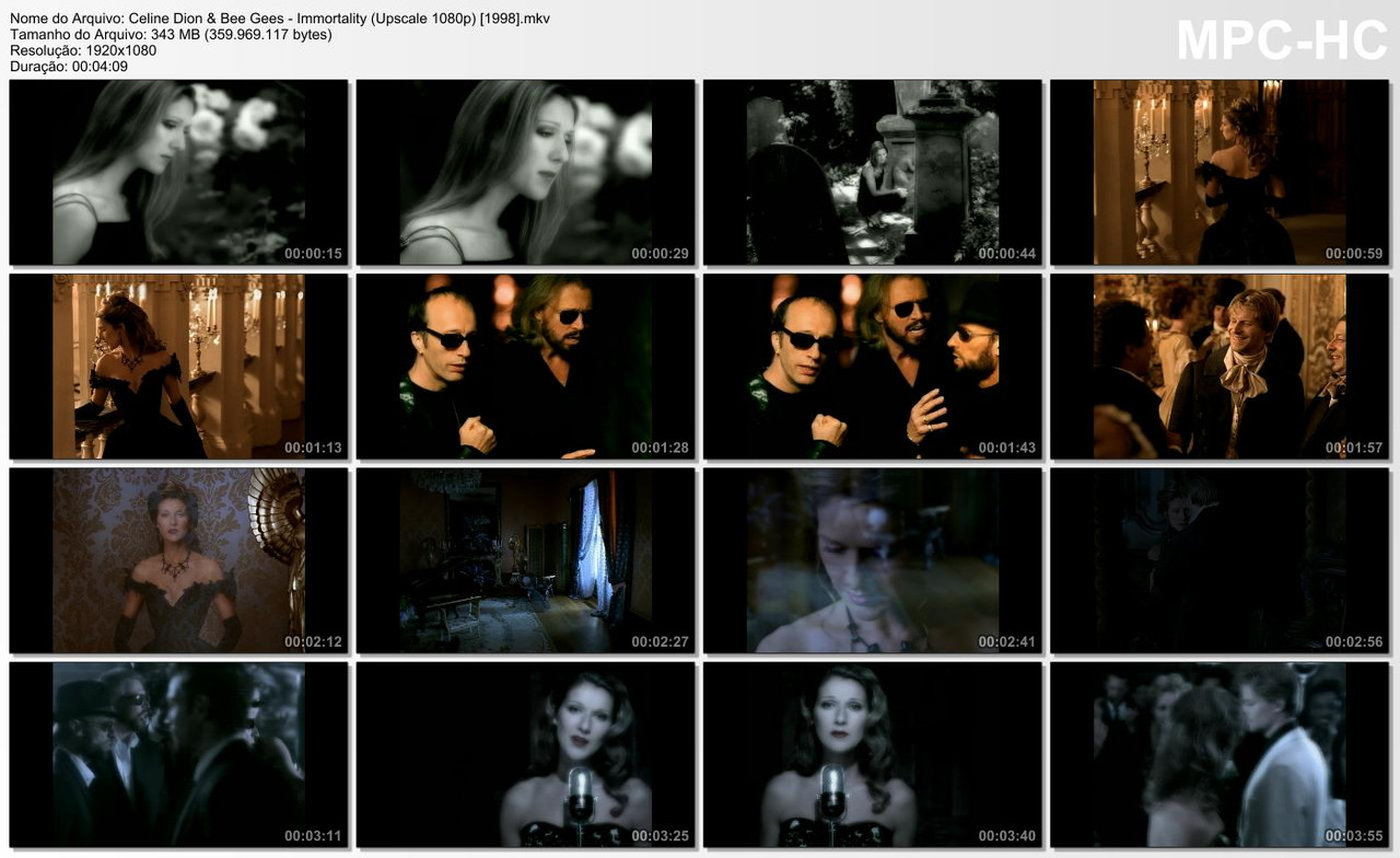 Celine Dion & Bee Gees - Immortality (Upscale 1080p) [1998]