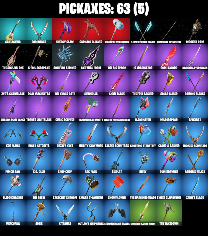 pickaxes comp