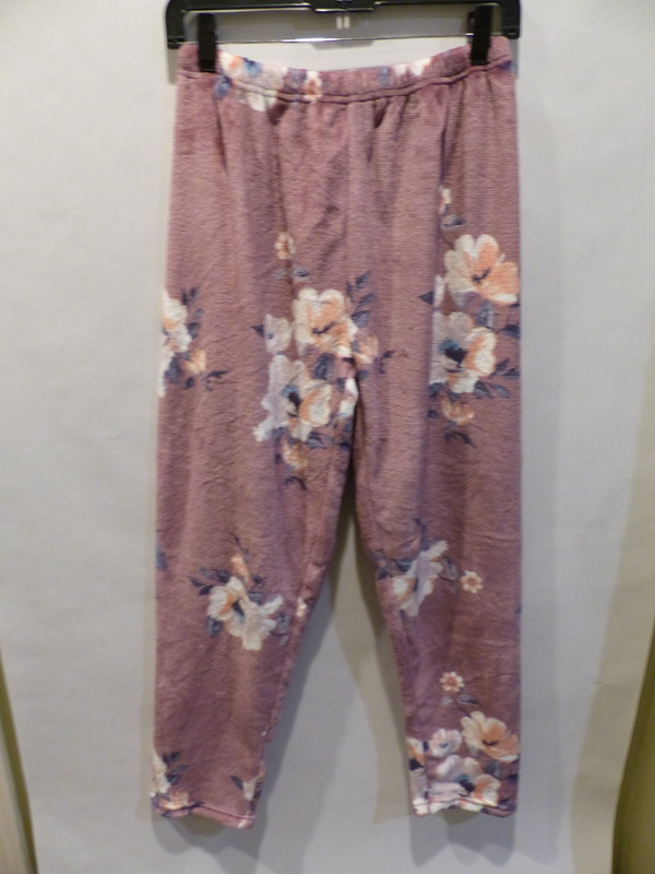 SHEIN FLORAL BUTTON FRONT TEDDY PJ SET WMNS SIZE MEDIUM M SI2110117500551054