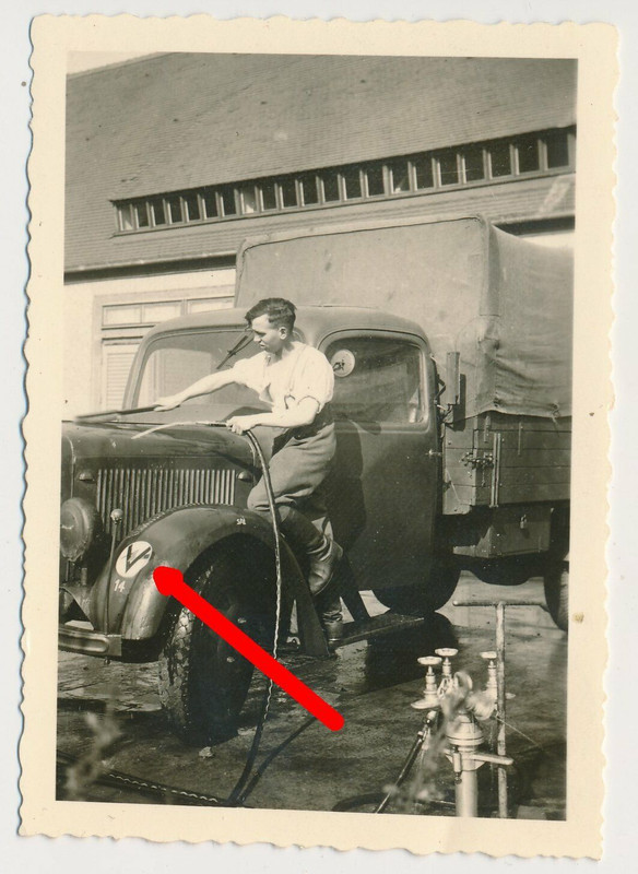 Fotos, Mercedes Benz Lkw Typ L 3000, Maling Kennung, Luftwaffe (1)