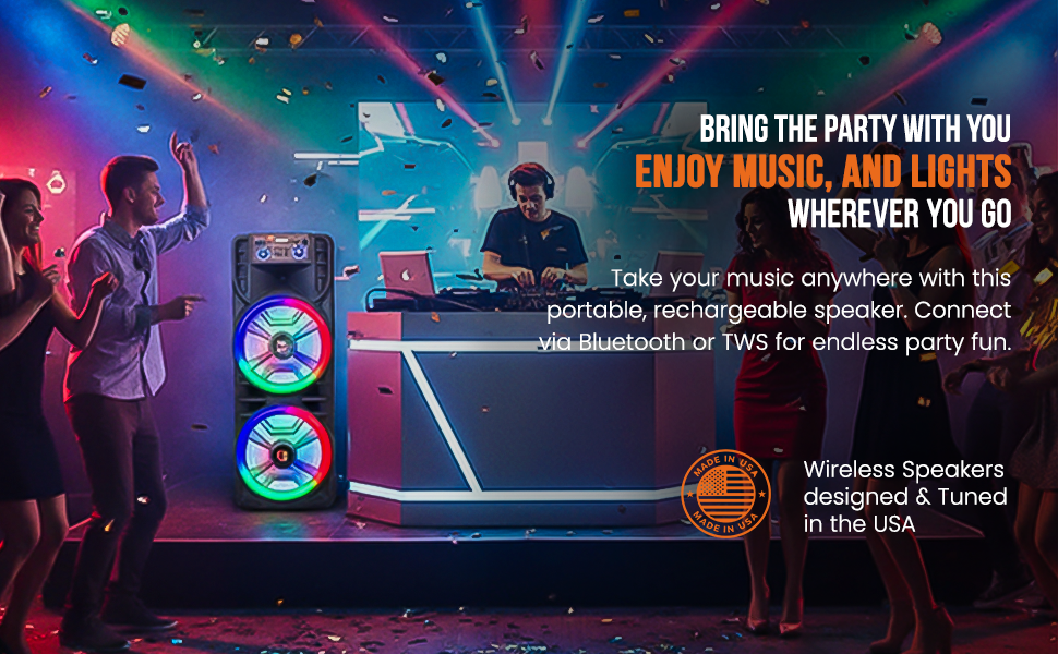 Party Speaker Banner