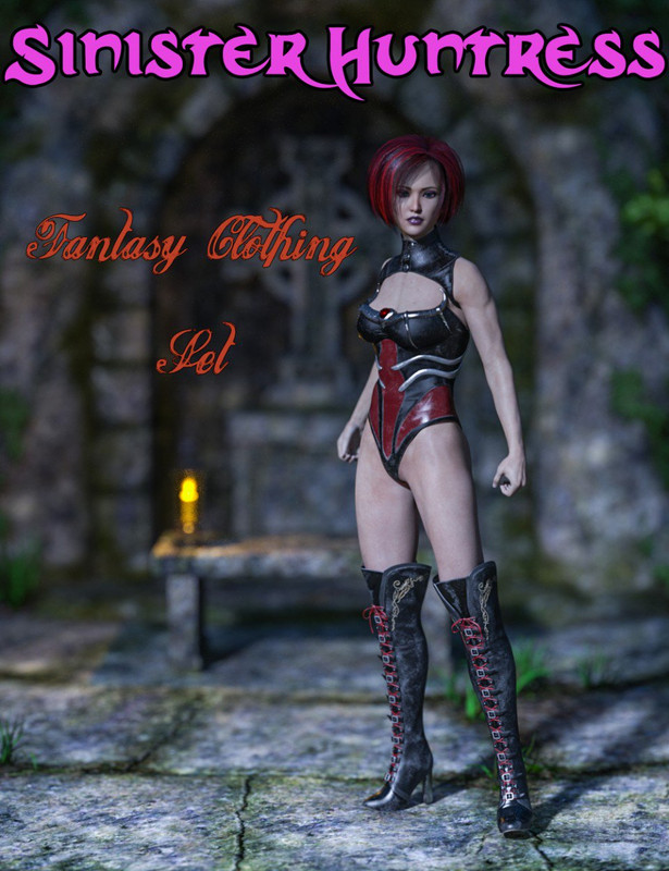 00 main slide3d sinister huntress for genesis 3 females daz3d