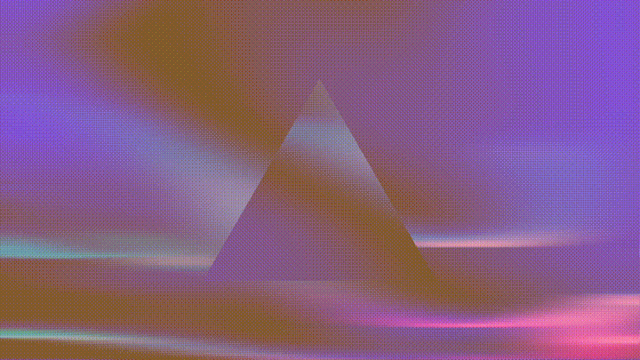 Christian Video Loop Background - Holographic Triangular