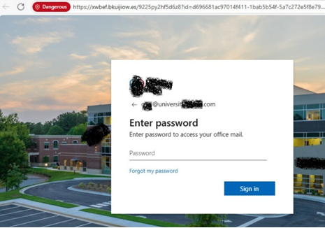 Phishing site