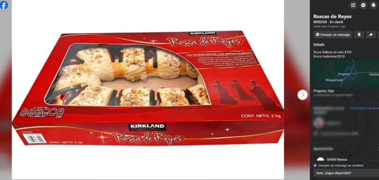 Revendedor remata rosca de reyes de Costco, 