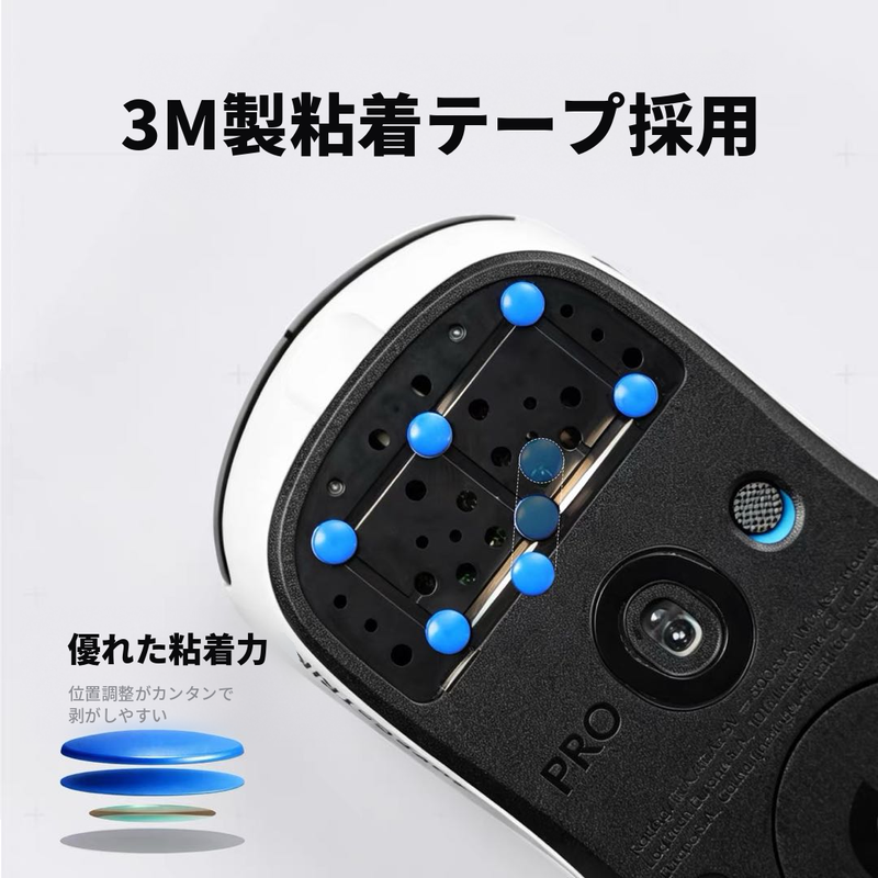 マウス裏面・3Mテープ