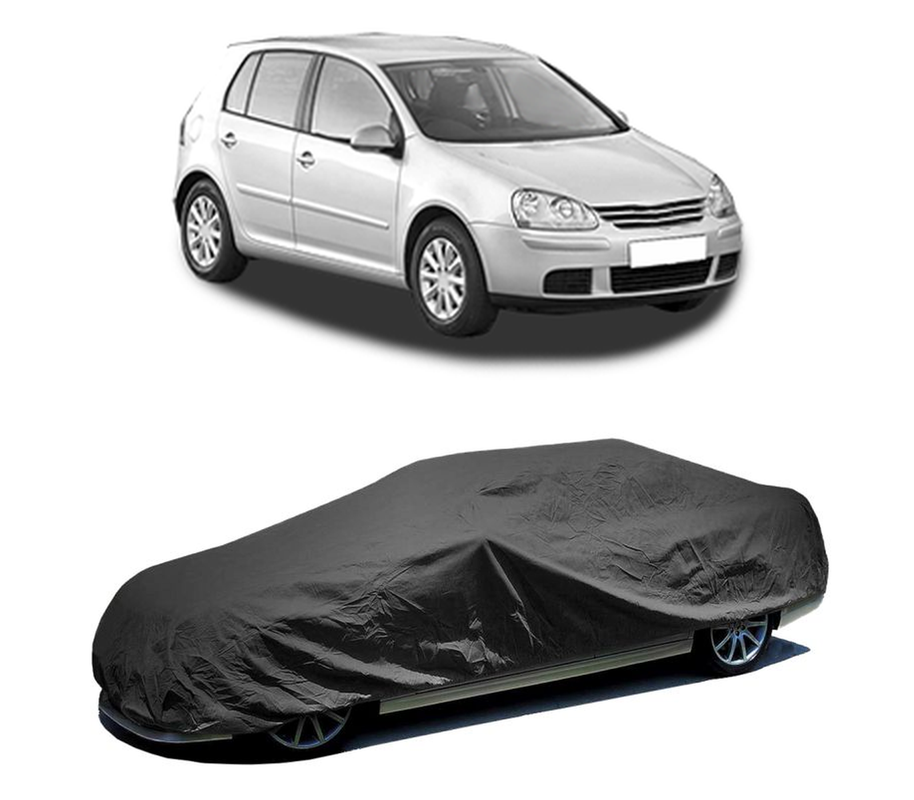 Husa tip prelata auto pentru Volkswagen Golf V (1K1) 2003 - 2009,culoare negru, material textil impermeabil, rezistanta la intemperii praf UV, CARPASSION Husa Protectie