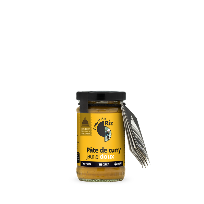 P&acirc;te de curry jaune doux, Autour du Riz, 100g