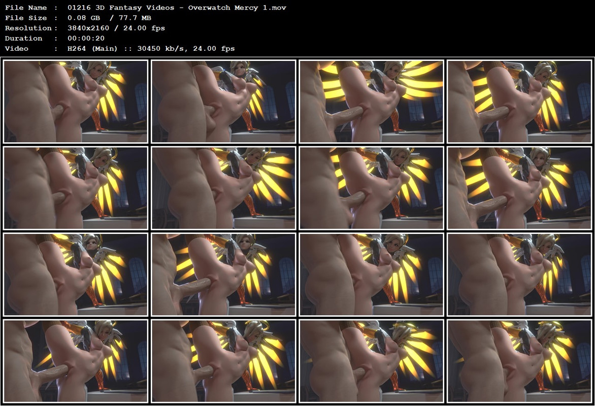 01216 3D Fantasy Videos - Overwatch Mercy 1.mov