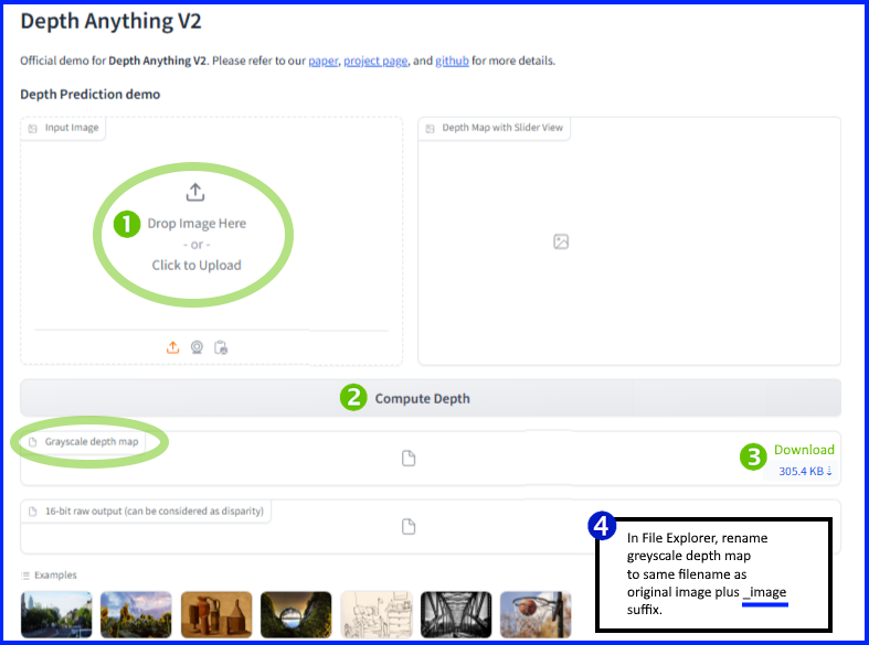 Depth Anything - 4 Steps