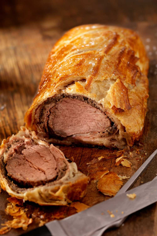 beef wellington recipe without mushrooms