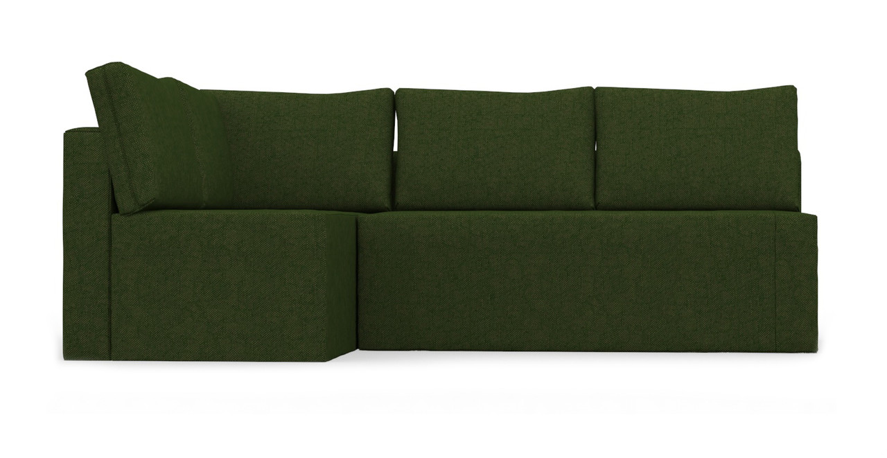 FRIHETEN IKEA Corner Sofa Bed Left Cover With 5 Cushions Panama Cotton Black Forest