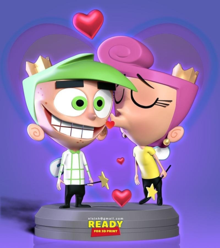 Cosmo and Wanda Love – 3D Print Model