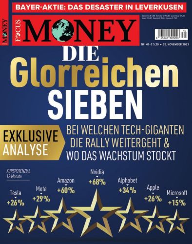 Cover: Focus Money Finanzmagazin No 49 vom 29  November 2023
