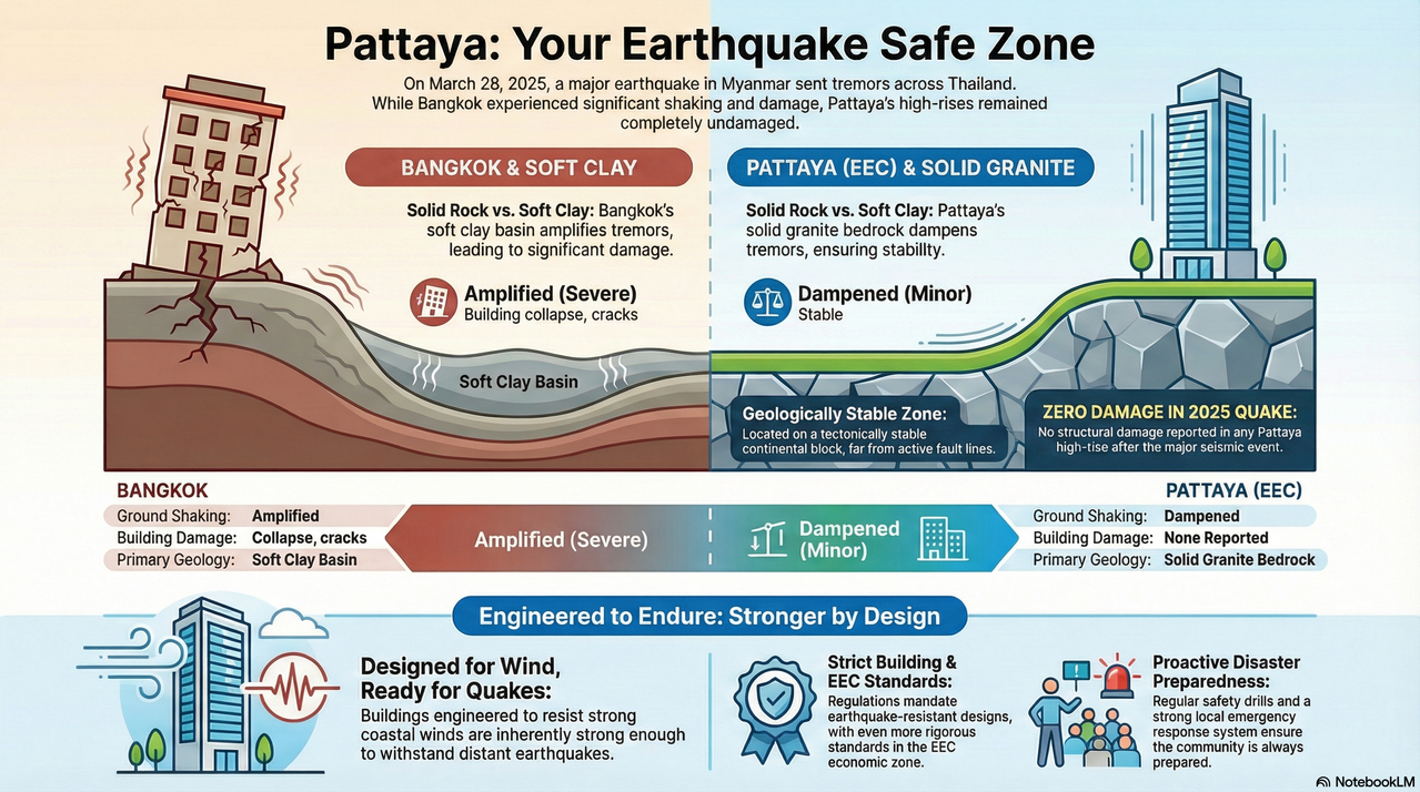 Pattaya Seismic Safety Infographic