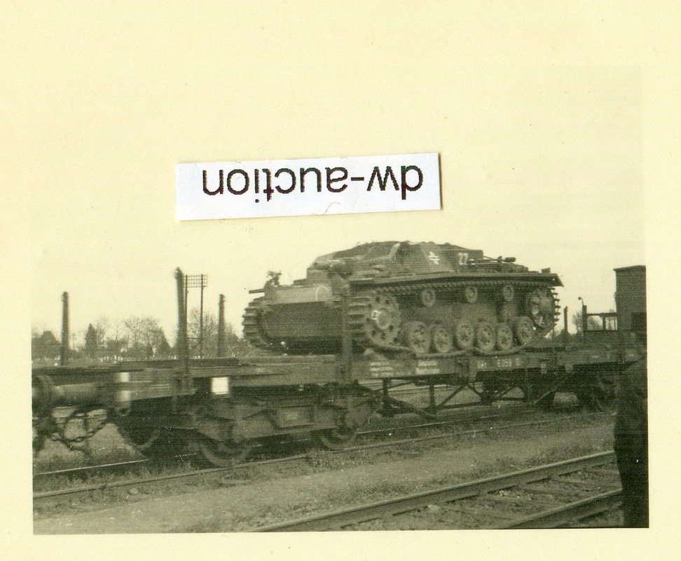 Sturmgeschütz Abt. , Stug auf Bahntransport