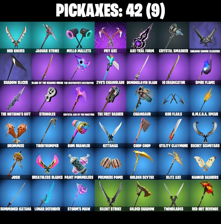 pickaxes comp