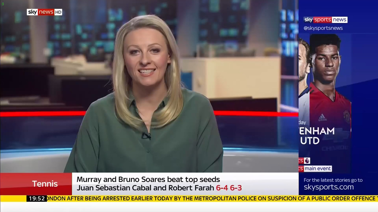 12 January - 19.30.00 - Sportsline. Sky News presents the news a