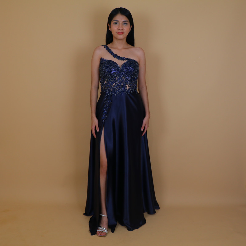 Vestido Romina Azul Noche