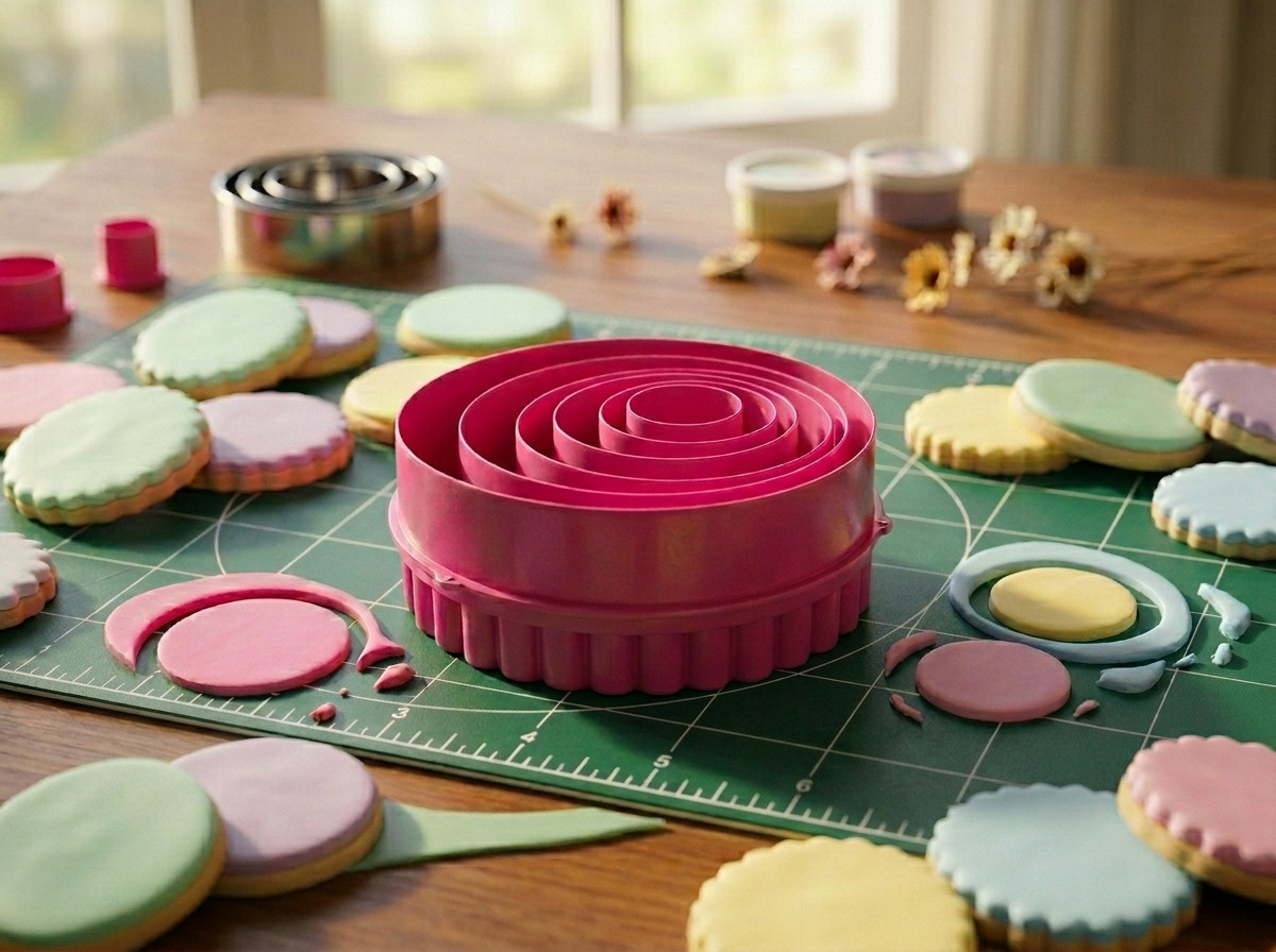 Cortador Circular doble función Para Alimentos galletas