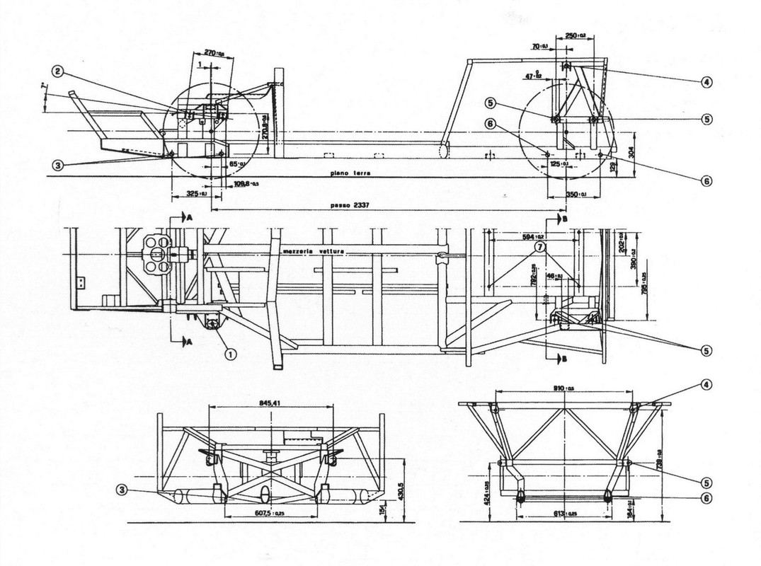 Ferrari 308 GTB chassis