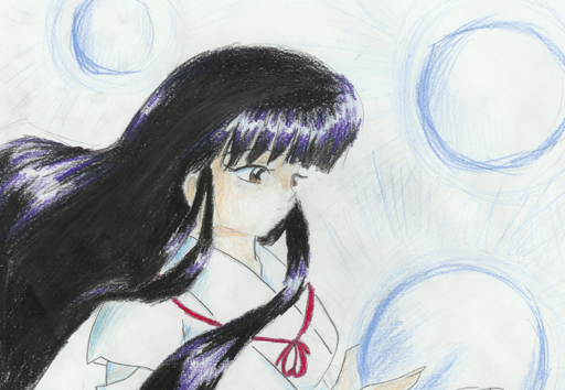 Hình vẽ Kikyou, Kagome, Sango bộ Inuyasha - Page 5 Kikyou