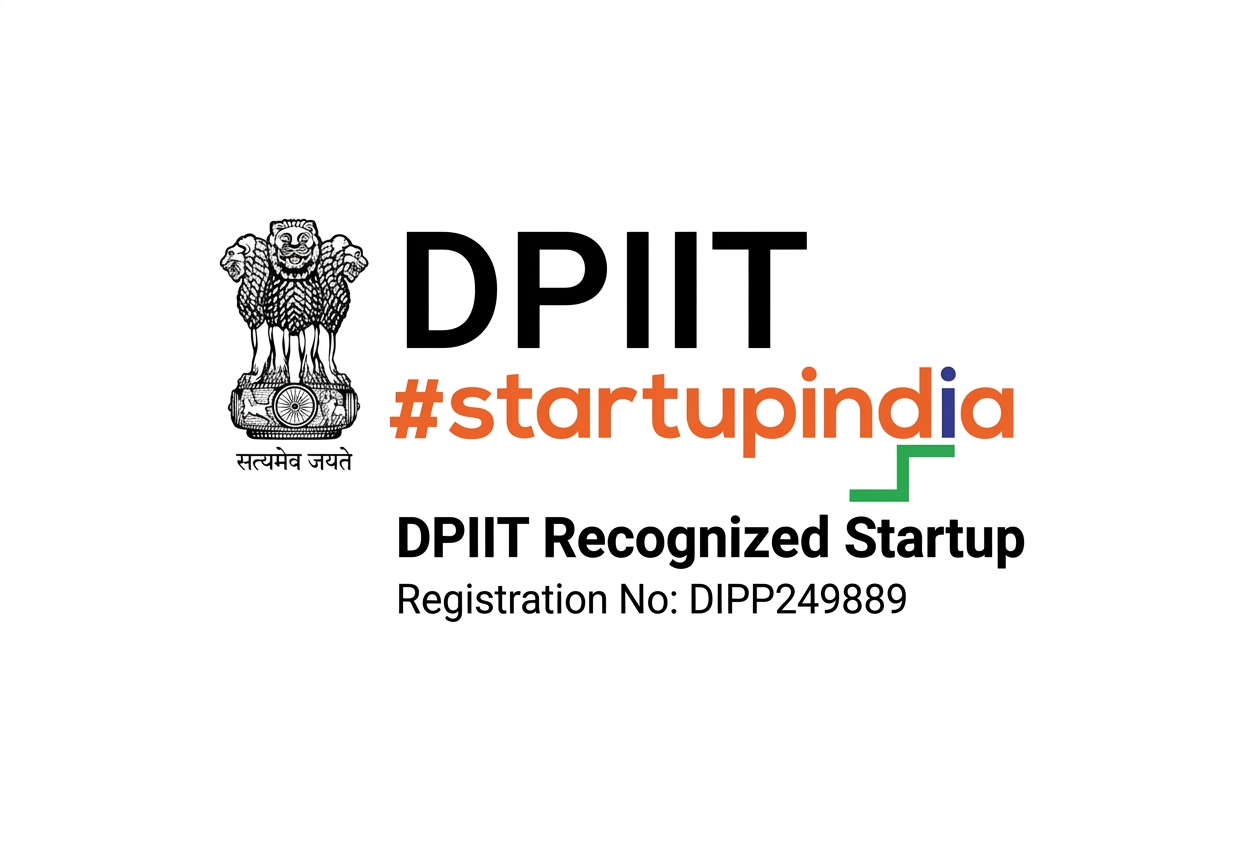 DPIIT Recognized Startup DIPP249889